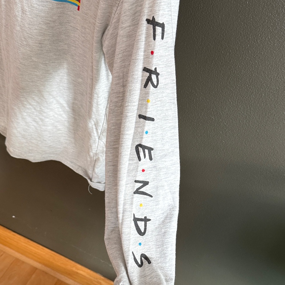 FRIENDS Light Gray Long Sleeve Tee - Picture 4 of 4
